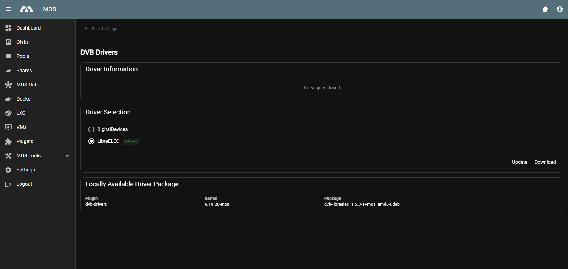 Plugin Driver Configuration