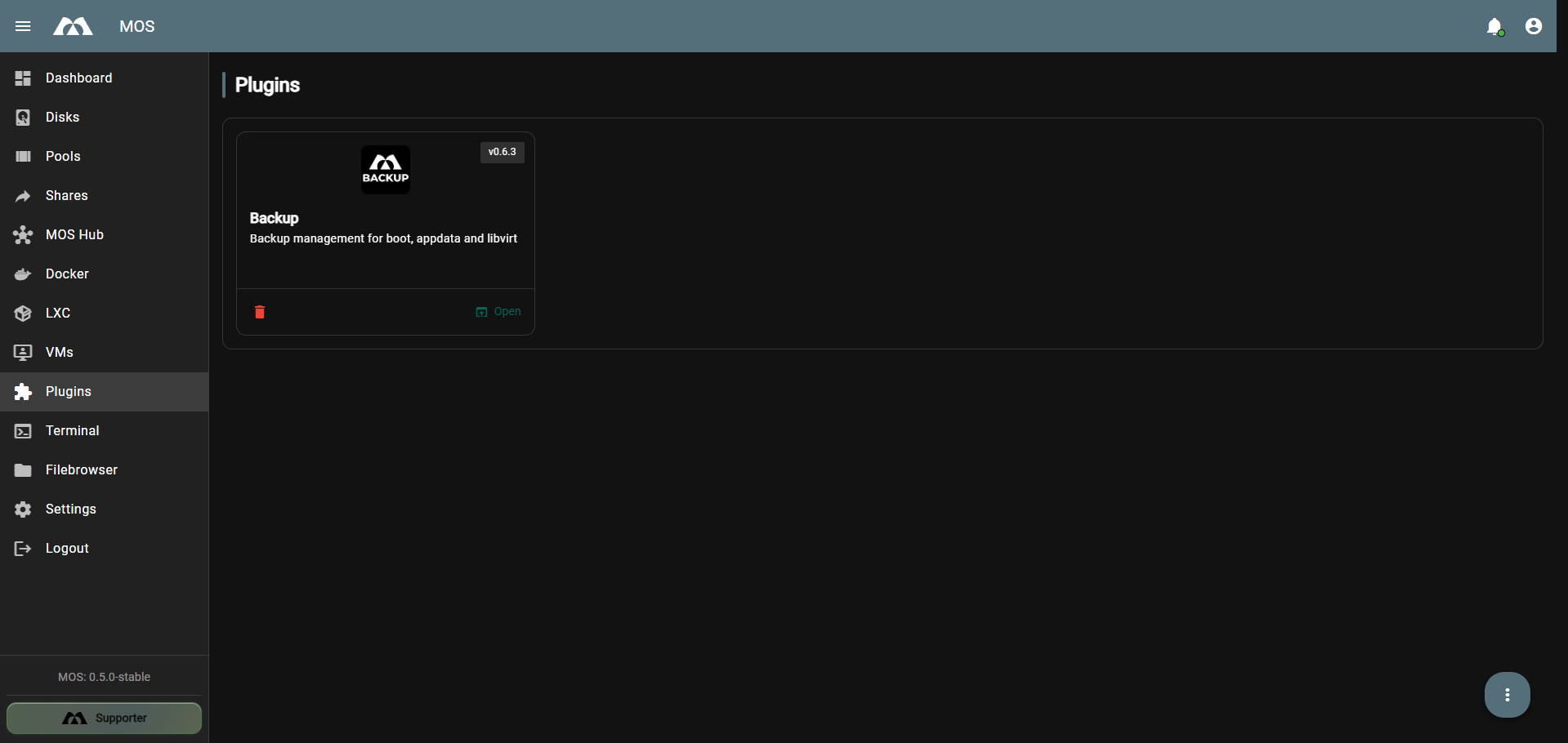 Backup Plugin Overview